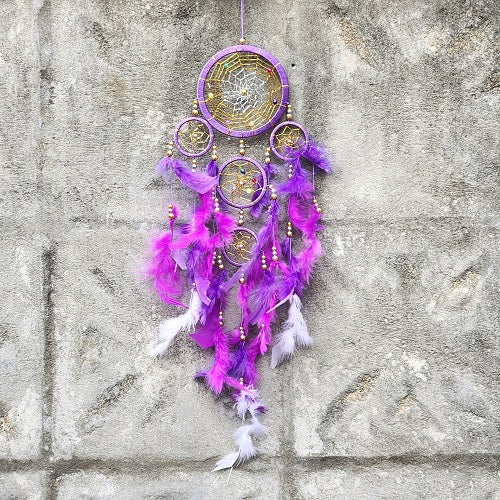 Round Dreamcatcher 5 Webs - Just-Oz