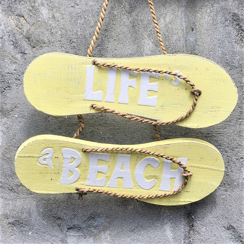 Life's A Beach Thongs Medium