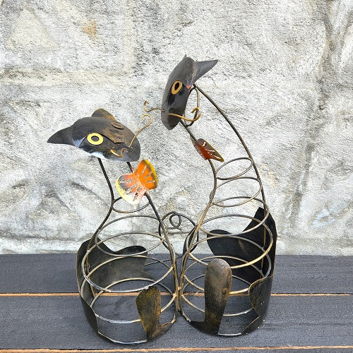 Metal Cat Couple - Just-Oz