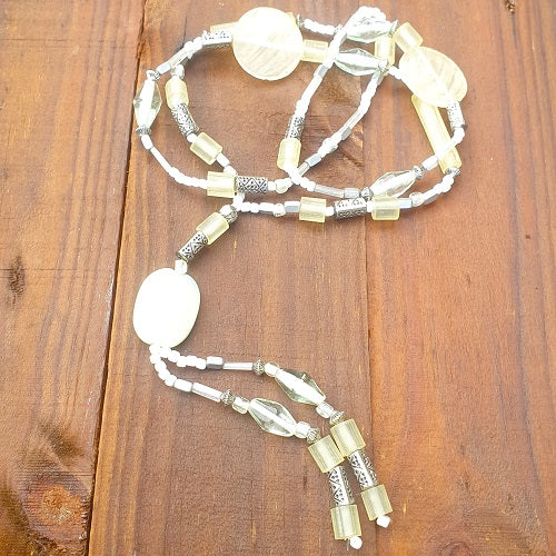 Necklace Coloured Glass Beads