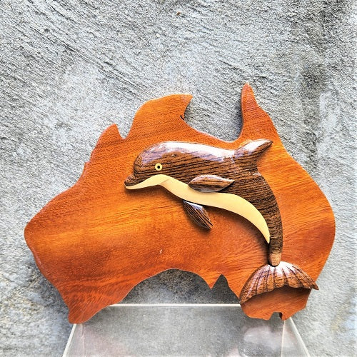 Dolphin Australia Wall Plaque