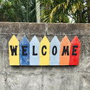 Welcome Fence Paling Plaque
