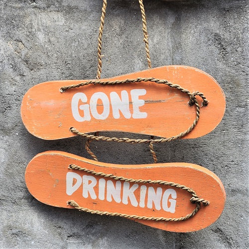Gone Drinking Thongs Medium