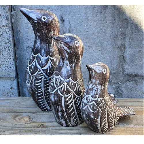Doves Carved Feathers
