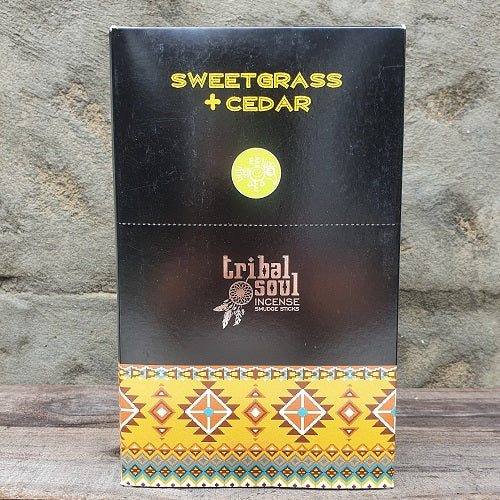 Tribal Soul Sweetgrass & Cedar Incense