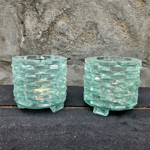 Glass Candle Holder