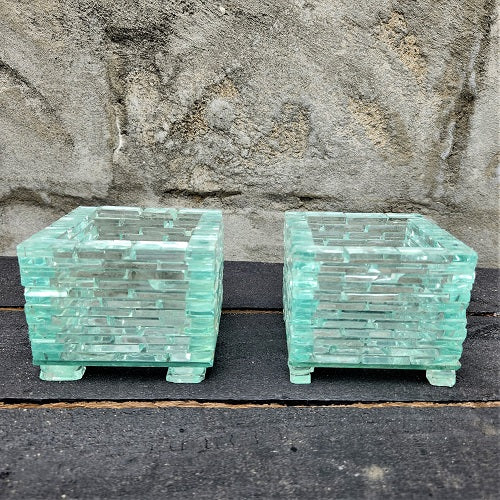 Glass Candle Holder