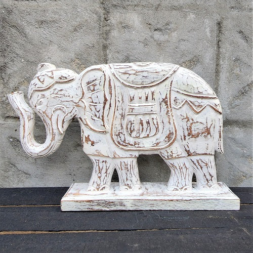 Elephant Plaque Natural Finish