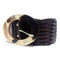 Lattice Weave Leather Belt. - Just-Oz