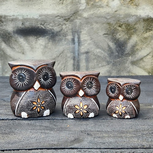 Owls Flower Chomp Pattern