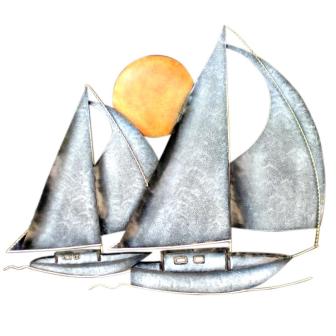 Sail Boats with Sun