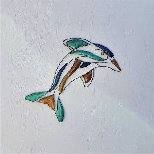 Wire Dolphin Diving Small