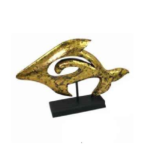 Fish Abstract Gold - Just-Oz