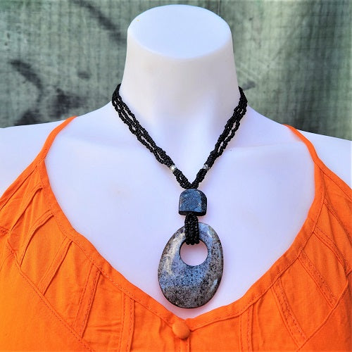 Necklace Marble Pendant