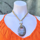 Necklace Marble Pendant