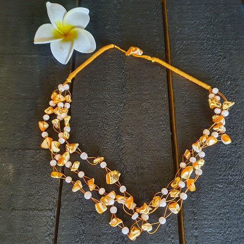 Necklace Cut Shell Beads
