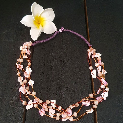 Necklace Cut Shell Beads