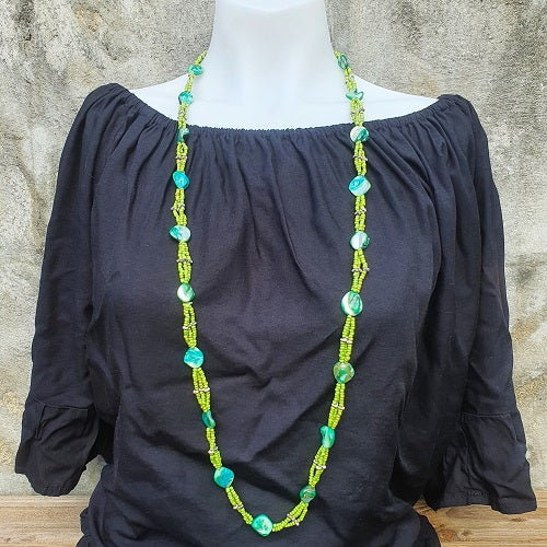 Necklace Shell Beaded