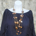 Necklace 5 Strand Shell