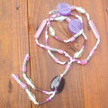 Necklace Coloured Glass Beads