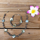Shell Necklace & Bracelet Set