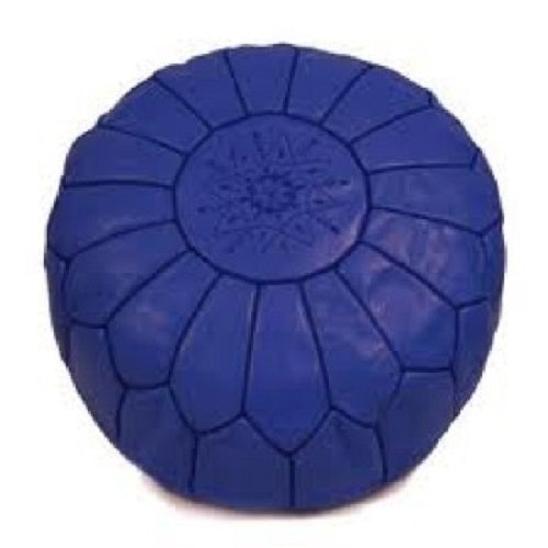Moroccan Leather Pouffe. - Just-Oz