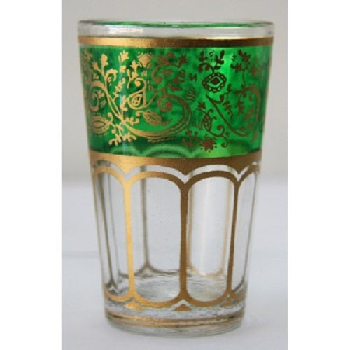 Green Moroccan Tea Glass. - Just-Oz