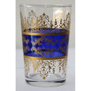 Blue Moroccan Tea Glass. - Just-Oz