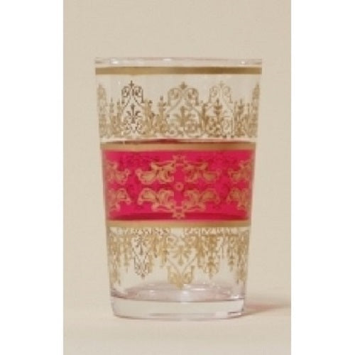 Pink Moroccan Tea Glass. - Just-Oz