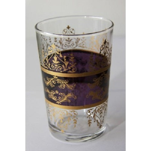 Purple Moroccan Tea Glass. - Just-Oz